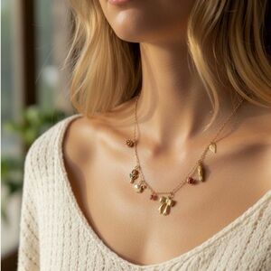 3065. Free People Only For Me 14K Gold Plated Necklace